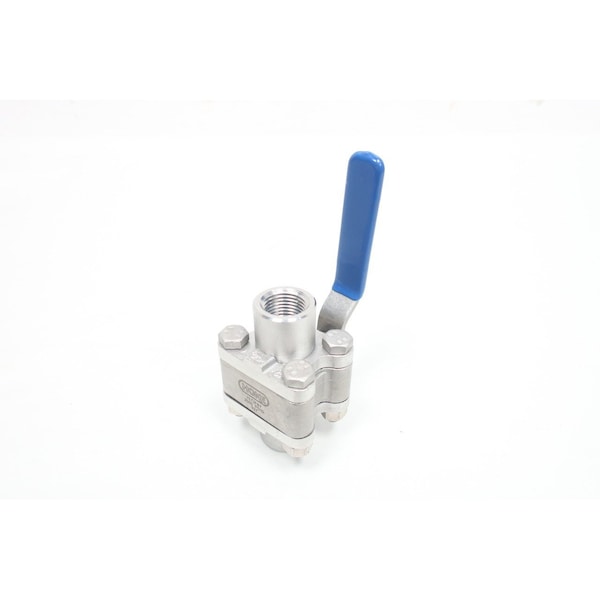 MANUAL STAINLESS THREADED 1/2IN NPT BALL VALVE